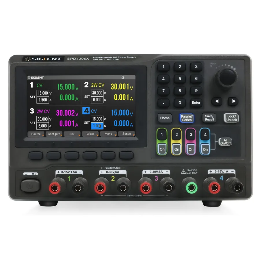 Alimentatore CC Lineare Programmabile Siglent SPD4306X