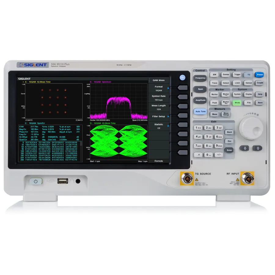 Analizzatore di Spettro Siglent SSA3015X Plus