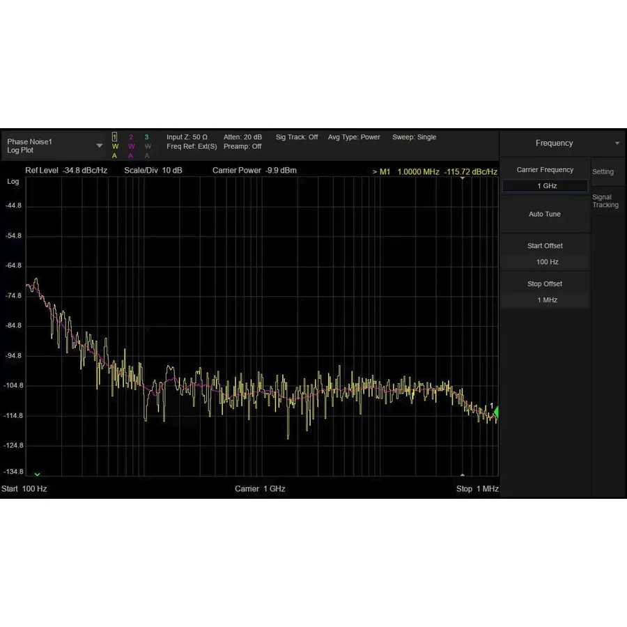 Software di Misurazione del Rumore di Fase Siglent SSA5000-PN
