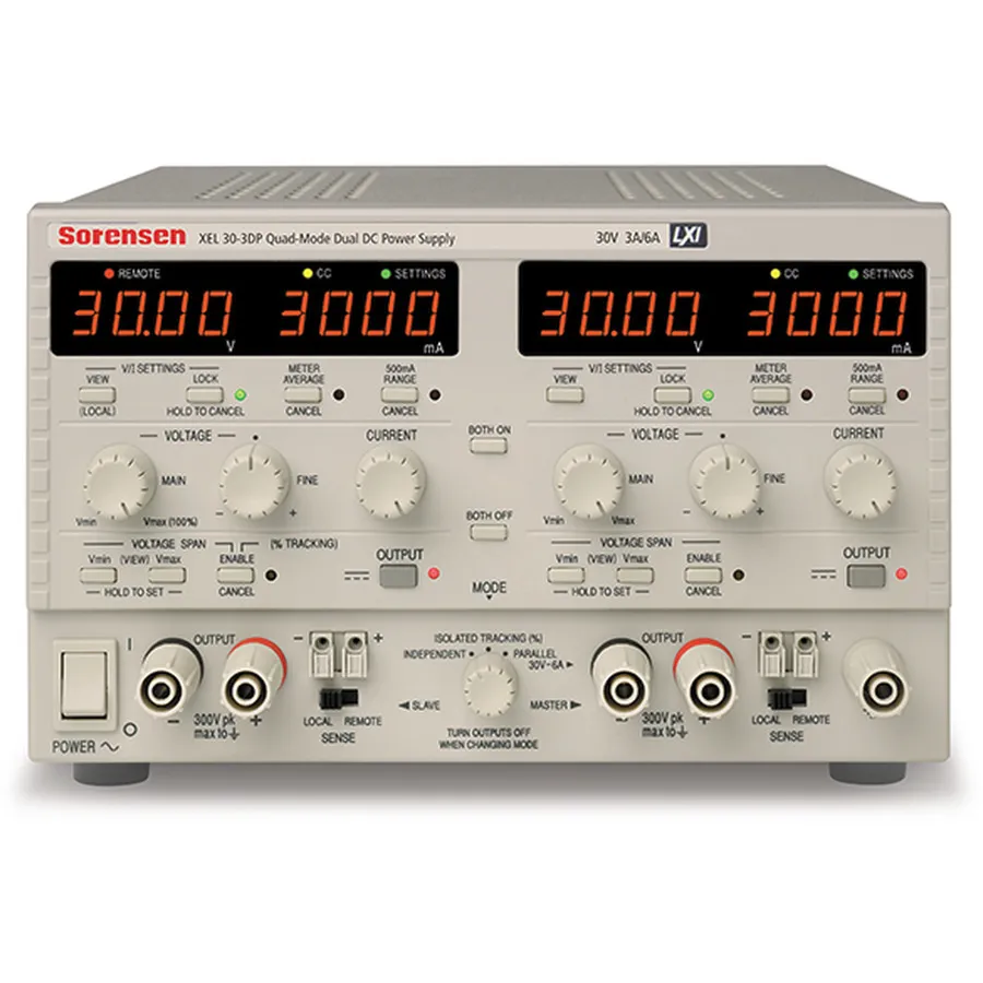 Alimentatore CC Sorensen XEL30-3D a Due Uscite