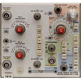 Tektronix 7S14 Campionatore a Traccia Doppia con Scansione Ritardata