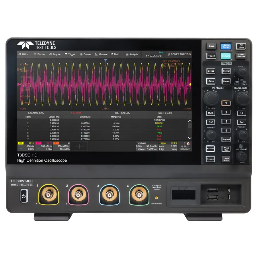 Oscilloscopio Digitale Teledyne LeCroy T3DSO2204HD