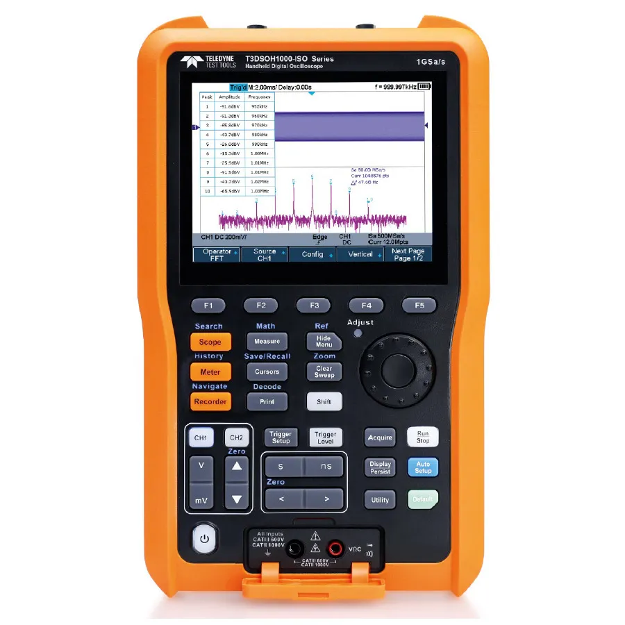 Oscilloscopio palmare isolato Teledyne LeCroy T3DSOH1202-ISO