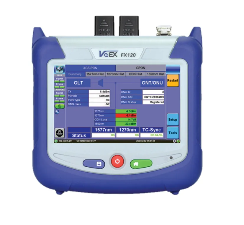 VeEX FX120 Analizzatore PON Avanzato