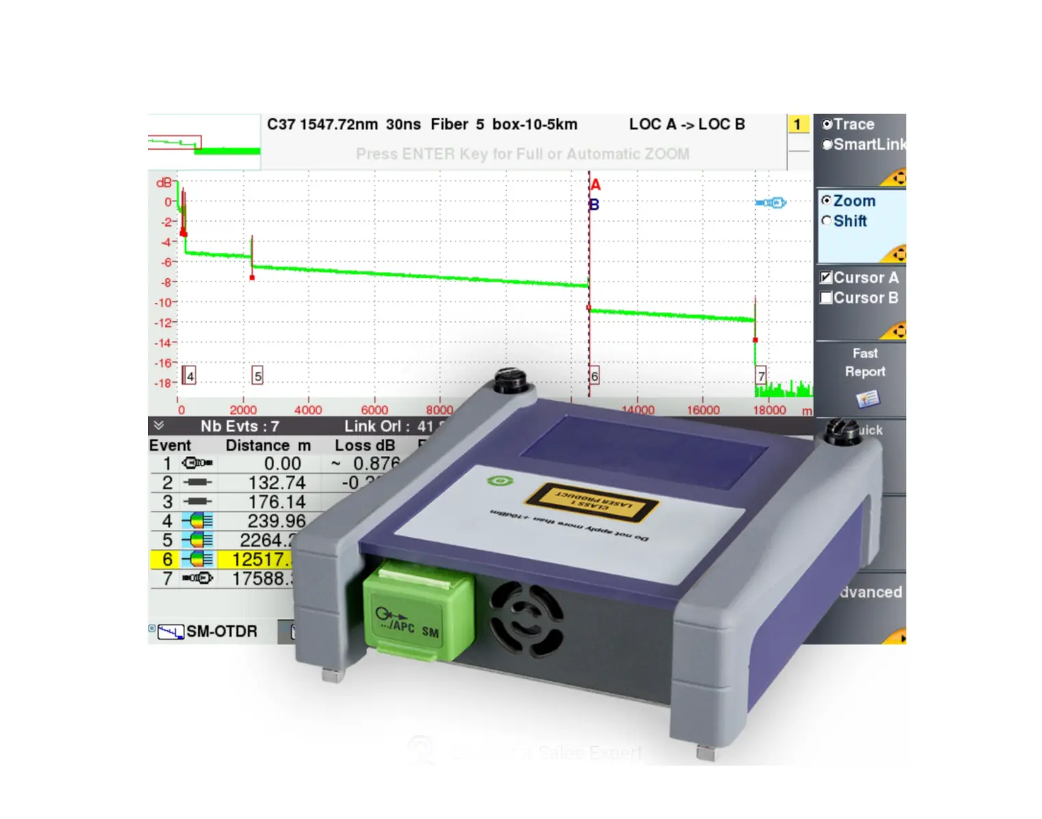 Modulo OTDR DWDM Viavi E41DWDMC-APC