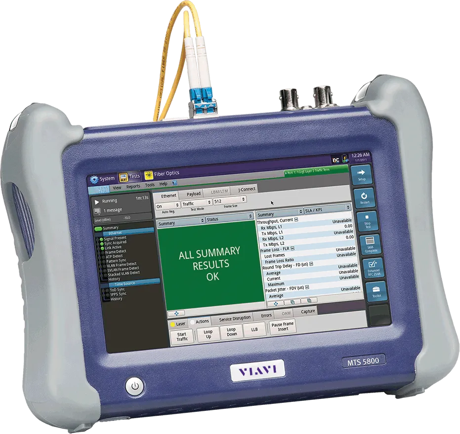 Strumento di test di rete 10G Viavi MTS5822P-10G-E-O-S-DP