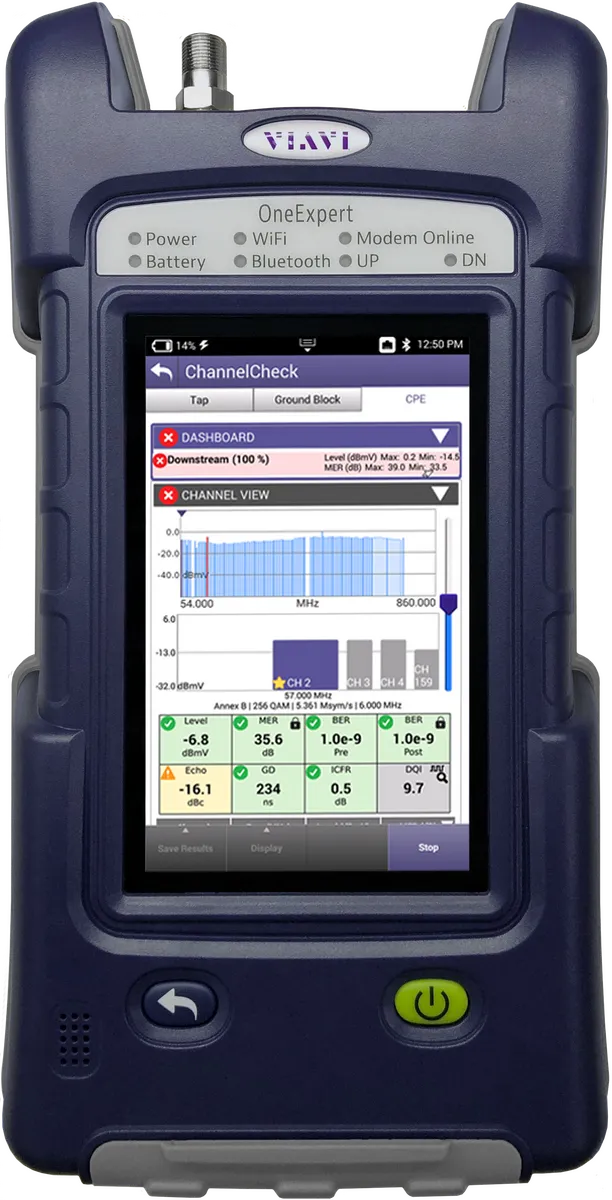 Viavi ONX-220-65-204-D31-PRO Tester DOCSIS