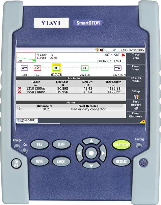 Viavi SmartOTDR Testatore di fibre portatile